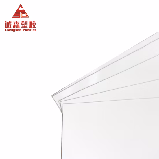Feuille de plastique ABS PMMA blanc de 1 mm 2 mm 3 mm 4 mm 5 mm